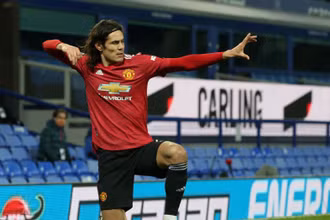 Edinson Cavani đã ghi 3 bàn ở Premier League chỉ với 11 cú sút và 210 phút thi đấu. (Nguồn: Getty Images)