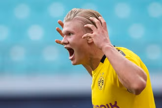 Erling Haaland đang là cầu thủ trẻ đầy tiềm năng. (Ảnh: Bundesliga)