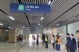 Ga Văn Quán, nơi tổ chức diễn tập.
