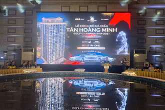 Hơn 1.000 vận động viên sẽ tranh tài tại Giải golf Tân Hoàng Minh championship 2021.