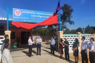 Trụ sở được khánh thành, sáng 18-12.