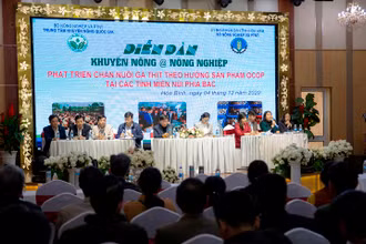 Diễn đàn thu hút đông đảo các chuyên gia, hợp tác xã ở các tỉnh phía bắc.