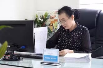 Bà Nguyễn Thị Luận.