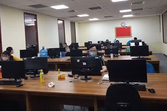 Doanh nghiệp phần mềm VBPO (Đà Nẵng) tổ chức sản xuất bảo đảm an toàn phòng, chống dịch Covid-19 và tiến độ đơn hàng. 