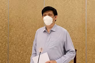 Bộ trưởng Y tế Nguyễn Thanh Long phát biểu tại hội nghị. (Ảnh: VMC)