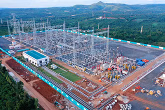 Trạm Biến áp 500Kv - Dự án Nhà máy điện gió Ea Nam.