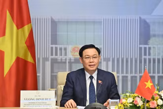 Chủ tịch Quốc hội Vương Đình Huệ, Trưởng Đoàn đại biểu cấp cao Quốc hội Việt Nam dự Đại hội đồng AIPA-42.