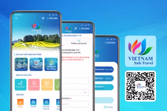 Tính năng "Tờ khai y tế" đã chính thức tích hợp trên ứng dụng Du lịch Việt Nam an toàn (Ảnh: TCDL) 
