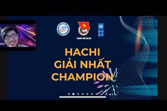 Đội thi Hachi đăng quang ngôi vô địch 