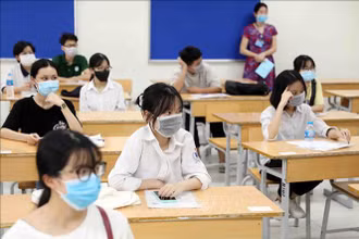 Thí sinh thi tốt nghiệp. Ảnh: THANH TÙNG/TTXVN
