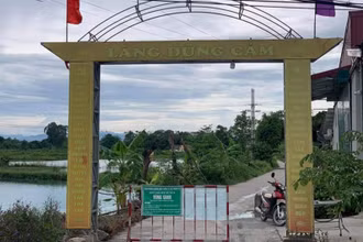 Khu vực phát hiện thi thể anh N.T.Đ.