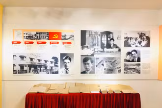 Không gian trưng bày của triển lãm.