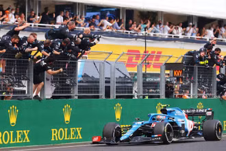 Ocon giành chiến thắng bất ngờ tại GP Hungary. (Ảnh: F1)