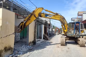 100% hộ dân bị ảnh hưởng bởi dự án làm đường ĐH 76 xã An Thái tự nguyện phá dỡ công trình, bàn giao mặt bằng không đòi lại cho Nhà nước