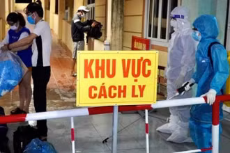 Khu cách ly y tế tập trung tại huyện Bố Trạch (Quảng Bình).