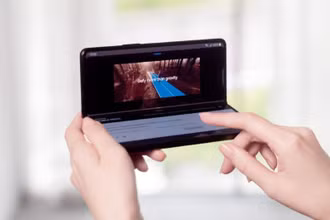 Điện thoại màn hình gập Galaxy Z Fold3 của Samsung được công bố hôm 11/8. (Ảnh: Samsung)
