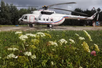 Một chiếc trực thăng Mi-8 của Nga. (Ảnh: TASS)