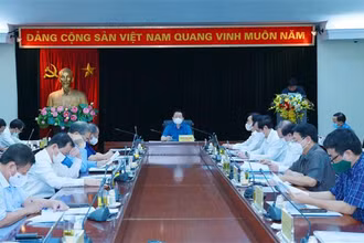 Quang cảnh buổi làm việc. Ảnh: TTXVN.