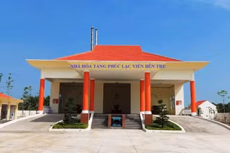 Cơ sở hỏa táng Phúc Lạc Viên tại TP Bến Tre, tỉnh Bến Tre.