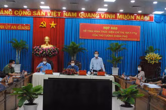 Quang cảnh buổi họp báo
