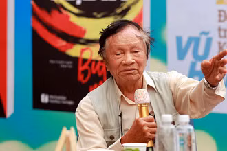 Nhà văn Vũ Hạnh. (ẢNh: Báo Người Lao động)