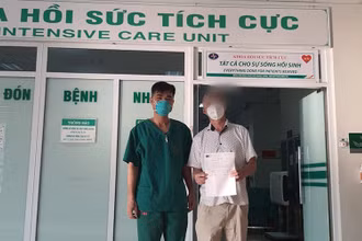 Bệnh nhân đã được trở về gia đình.