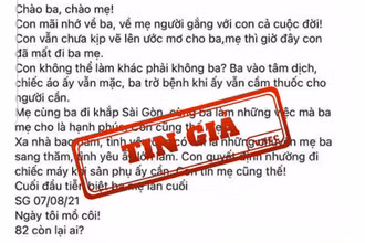 Bài viết về bác sĩ Trần Khoa trên mạng xã hội được xác định là tin giả.