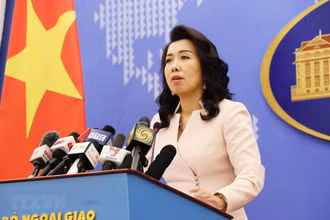Người phát ngôn Bộ Ngoại giao Lê Thị Thu Hằng. (Ảnh: Bộ Ngoại giao)