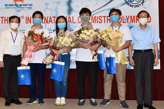 Việt Nam đoạt 3 Huy chương vàng Olympic Hóa học quốc tế