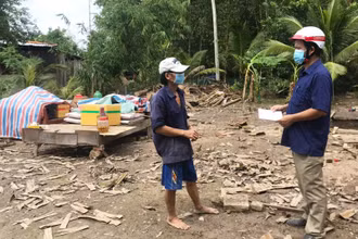 Hỗ trợ hơn 200 triệu đồng cho người dân bị thiên tai