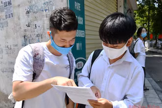 Thí sinh tại Kỳ thi tuyển sinh vào lớp 10. Ảnh minh hoạ: THUỶ NGUYÊN