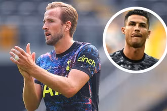 Thay vì Harry Kane, Cristiano Ronaldo có thể tới Man City. (Ảnh: Goal.com)   