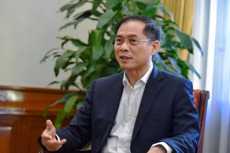 Bộ trưởng Ngoại giao Bùi Thanh Sơn. (Ảnh do báo Thế giới và Việt Nam cung cấp)