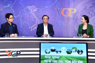 Tọa đàm "Nông nghiệp: Trụ đỡ vững chắc trong biến động". (Ảnh: NHẬT BẮC/VGP)