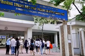 Sẵn sàng đón học sinh trở lại trường. (Ảnh: Hoa Lê)