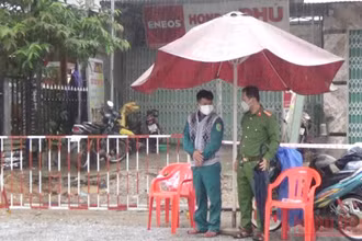 Huyện Nam Trà My khoanh vùng, lập chốt kiểm soát dịch bệnh.