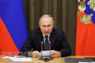 Tổng thống Nga Vladimir Putin. (Ảnh: AFP/TTXVN)
