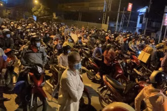 Người dân từ TP Hồ Chí Minh về các tỉnh. (Ảnh: Bộ GTVT)