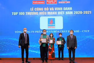 Đạm Phú Mỹ được vinh danh Top 100 Thương hiệu mạnh Việt Nam 2020 - 2021