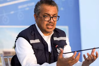 Tổng Giám đốc WHO Tedros Adhanom Ghebreyesus. (Ảnh: Reuters)