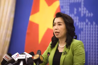 Người phát ngôn Bộ Ngoại giao Lê Thị Thu Hằng. (Ảnh: Bộ Ngoại giao)