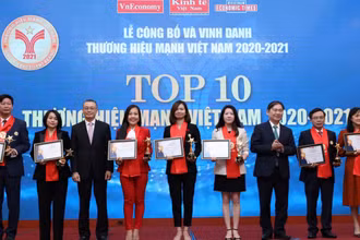 Masterise Homes được vinh danh Top 10 Thương hiệu mạnh Việt Nam 2021.