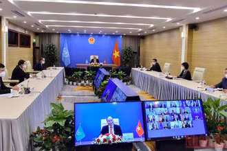 Phiên thảo luận mở cấp cao trực tuyến về hợp tác giữa Liên hợp quốc và Liên minh châu Phi.