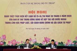 Thống nhất nhận thức, phối hợp chặt chẽ trong hợp tác quốc tế về pháp luật
