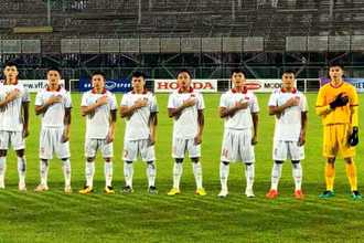 U23 Việt Nam đối đầu U23 Đài Loan (Trung Quốc) vào lúc 17 giờ ngày 27/10. (Ảnh: VFF)