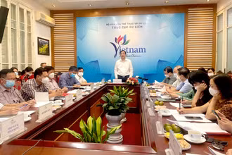 Hội nghị tại điểm cầu Hà Nội.