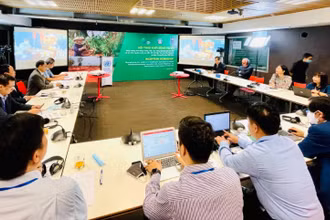 Lễ khởi động dự án 30 triệu USD về thích ứng với biến đổi khí hậu khu vực Tây Nguyên và duyên hải Nam Trung Bộ.