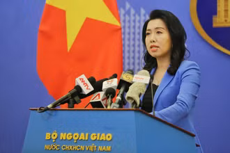 Người phát ngôn Bộ Ngoại giao Lê Thị Thu Hằng.