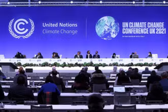 Các đại biểu tham dự COP26 tại Glasgow, Anh, ngày 31/10/2021. (Ảnh: Reuters)