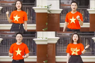 Hình ảnh trong MV âm nhạc “Việt Nam chống dịch vang danh” của nhạc sĩ Xuân Trí.